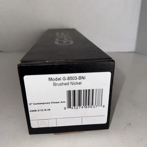 GRAFF 12" Moderner Duscharm G-8503 - BNi Nickel gebürstet - Bild 1 von 3