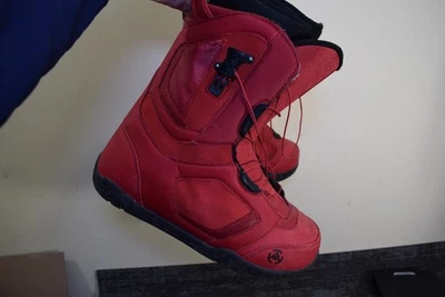 K2 Haymaker Snowboard Boots Conda Speed Lacing MENS 12 Red - Image 1 of 4