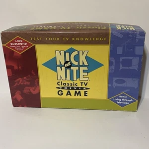 Juego de mesa Trivia TV Clásico Cardinal Nick At Nite 1996 de colección 2-4 jugadores EE. UU. - Imagen 1 de 3
