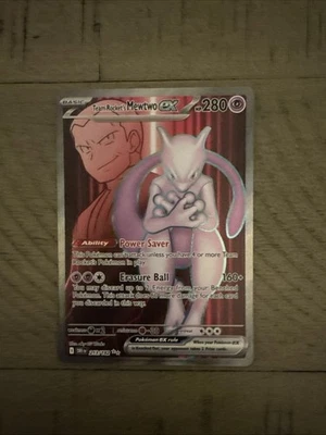Team Rocket's Mewtwo ex 213/182 Sv10: Destined Rivals Holo - Image 1 of 4