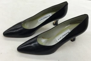 Liz Claiborne Women's 7N Tempest Black Kidskin Shoes In Box, Preowned - Picture 1 of 8