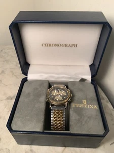 Men's Stainless Steel 6317  Festina Chronograph Watch w/ Fixoflex Band  - Picture 1 of 11