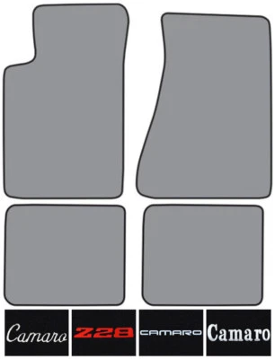 Alfombra Chevrolet Camaro 1985-1992 "moldeada" Cutpile logotipo alfombrilla 4 piezas Foto 1 de 2
