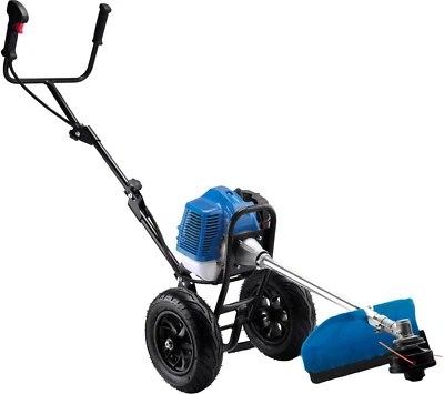Decespugliatore con motore a scoppio su ruote 2T tagliaerba benzina rasaerba - Immagine 1 di 4