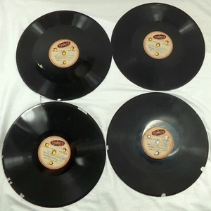 Lot of 4 Presto Acetate 78 RPM 10" Records Lady Speaks Poems to Piano Music - Imagen 1 de 10