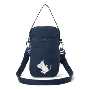 MOOMIN×LeSportsac Mini Teléfono Bandolera Moomin Bordado Personaje Japón Nuevo - Imagen 1 de 12
