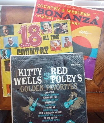 Country Western Bonanza Hits Kitty Wells & Red Foley's Golden Favorites albums  - Image 1 of 4
