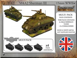 Forjado en batalla - B-42 British Sherman III x 4 - 15 mm - Imagen 1 de 1