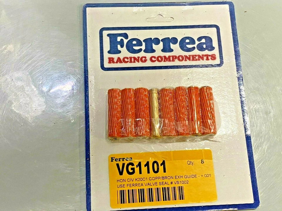 Ferrea Exhaust Valve Guides +.001" Oversize Honda Civic Type R K20C1 2.0L VG1101 - Image 1 of 1
