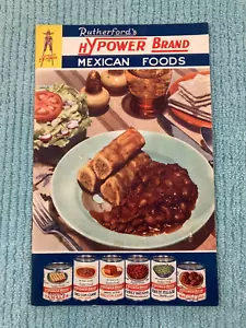 Vintage: Hy Power Brand Mexican Foods Cookbook / Recipe Booklet - Imagen 1 de 7