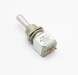 MS27718-27 Honeywell MicroSwitch Toggle Switch SPDT (ON)-OFF-(ON)  11TW1-7 - Picture 1 of 2