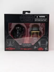 Star Wars Titanium Black Series Death Trooper & Rebel Commando Mini Helmets #06 - Picture 1 of 11