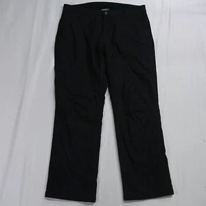 Eddie Bauer 38 x 30 Black Fleece Lined Zip Pocket Straight Outdoor Pants - Picture 1 of 7