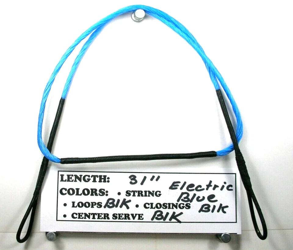 *ELECTRIC BLUE* Crossbow String Excalibur Matrix Series 31 inch Handmade - Image 1 of 1