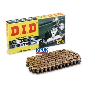 DID Kart Chain 219 Pitch 100 Links DiD DHA Chain Karting Brand New Kart Parts UK - Picture 1 of 7