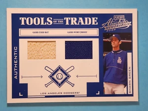 2004 Playoff Absolute Memorabilia Dual Bat Jersey Relic Shawn Green 196/250 ⚾ - Picture 1 of 2