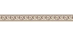 Tapetenbordüre Borte Ranken creme braun selbstklebend 2591-10 (48,64€/1qm) - Bild 1 von 2