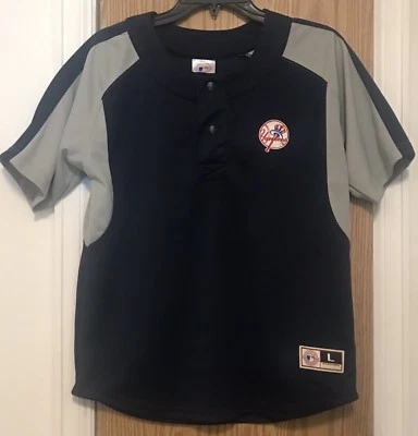 Jersey jersey manga corta talla grande juvenil de los New York Yankees Foto 1 de 4