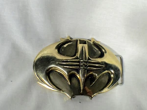 Batman Forever, Traditional Type Bat Buckle, Gold Metal, Real Prop Replica - Picture 1 of 5