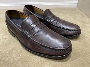 Men's Sperry Gold Cup Burgundy Leather Penny Loafers Size 13 M