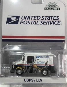 Greenlight Hobby United States Postal Truck LLV- American Motorcycles Theme - Imagen 1 de 3