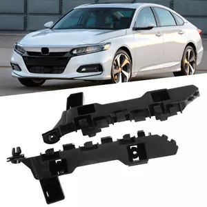 2PCS Front Bumper Brackets Mount L&R For 2018 2019 2020 2021 Honda Accord Sedan - Foto 1 di 12