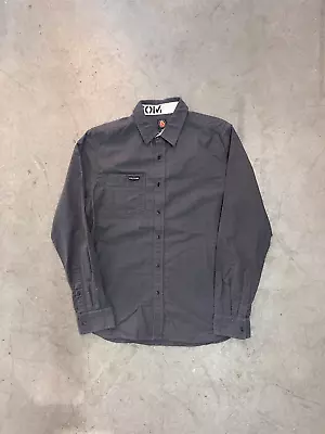 Volcom grey window pane checkered shirt, size M - Bild 1 von 4