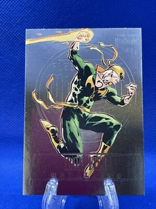 2023 Marvel Fleer Ultra Midnight Sons Medallion Iron Fist M-21 - Picture 1 of 2