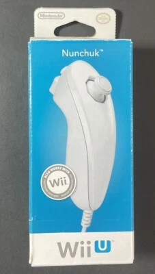 Official Nintendo Nunchuk Controller [ White ] (Wii / Wii U) NEW - Image 1 of 4