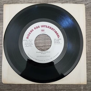 Julio Iglesias Parjaro Chogui/Amantes 7" 45 RPM CBS INTERNATIONAL DIS-50003 1980 - Picture 1 of 3