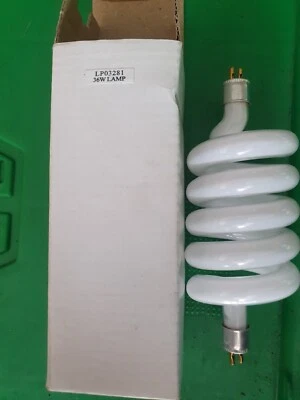 LP03281 36w Double Ended Fluorescent Spiral Lamp Low Energy 2xG5 cap Cool White - Image 1 of 3