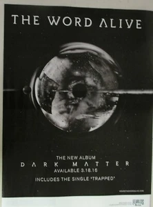 THE WORD ALIVE "Dark Matter" ~ Página de revista Anuncio impreso 2016 - Imagen 1 de 1
