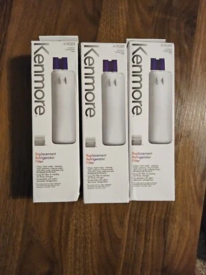 Kenmore 469081 Refrigerator Water Filter - White 3 Pack New - Image 1 of 4