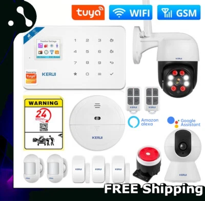 Sistema de Alarma para Casa Security Alarm System Wireless WIFI GSM Alexa Google - Image 1 of 4