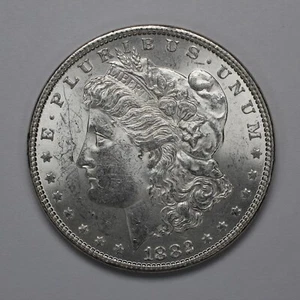 1882 Morgan Silver Dollar UNC - Picture 1 of 3