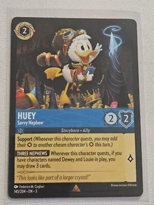 Huey Savvy Nephew Disney Lorcana Into The Inklands 145/204 Non-foil - Picture 1 of 10