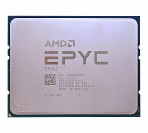 AMD EPYC 7742 sblocco 64C 2,25 GHz 3,4 GHz 256 MB socket SP3 2P 225W - Foto 1 di 1