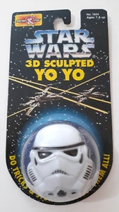 VINTAGE 1994 STAR WARS STORM TROOPER 3D SCULPTED YO YO ToyBiz Spectra Star - Picture 1 of 2