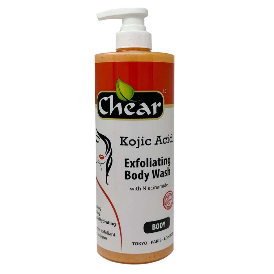 Chear Kojic Acid Exfoliating Body Wash 1000ml Showergel Brightening