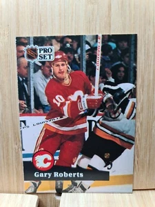 GARY ROBERTS🏆1991 Pro Set #30 CALGARY NHL Hockey Card🏆FREE POST - Bild 1 von 2