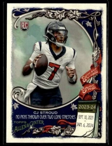 2023 Topps Composite Spotless Spans CJ Stroud RC Houston Texans - Imagen 1 de 2