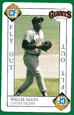 1990 MVP Baseball: The All-Star Card Game Willie Mays   NEAR MINT