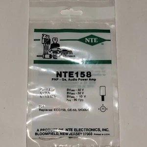NTE158 PNP- Ge, amplificador de potencia de audio nuevo sellado - Imagen 1 de 2