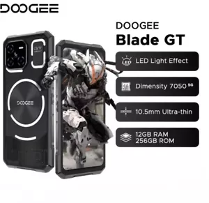 DOOGEE Blade GT 5G Rugged Phone 32GB+256GB 6.72" 120Hz LED Effect Android 14-BK - Bild 1 von 9