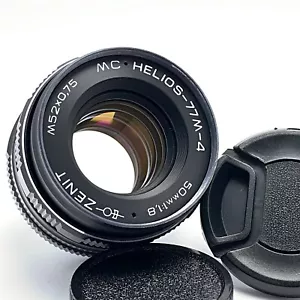 ✅ HELIOS 77m-4 f1.8/50mm. mount M42 - Serviced and tested - MADE in USSR №92933 - Picture 1 of 13