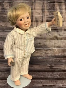 1993 Danbury Mint DANNY Porzellan Puppe DANNY Linda Tromble TOOTH FAIRY VISIT J4 - Bild 1 von 5