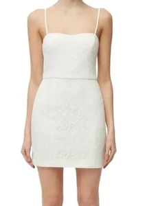 French Connection Lace Whisper Sweetheart Neck Dress Size US 12 - Picture 1 of 8