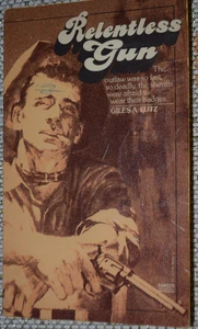 1958 Relentless Gun by Giles A Lutz Gold Medal Books Fawcett World Paperback - Picture 1 of 1