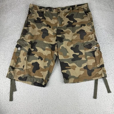 Pantalones Cortos Southpole Para Hombre Grandes 38 Camuflados Carga Largos Paracaidista Ripstop Sueltos Foto 1 de 4