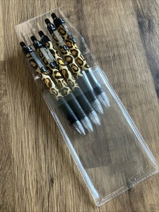 Zebra 🦓Z-Griff Kugelschreiber, 1,0 mm, Gepard🐆einziehbar, schwarz (5 Stifte + Tragetasche) - Bild 1 von 14